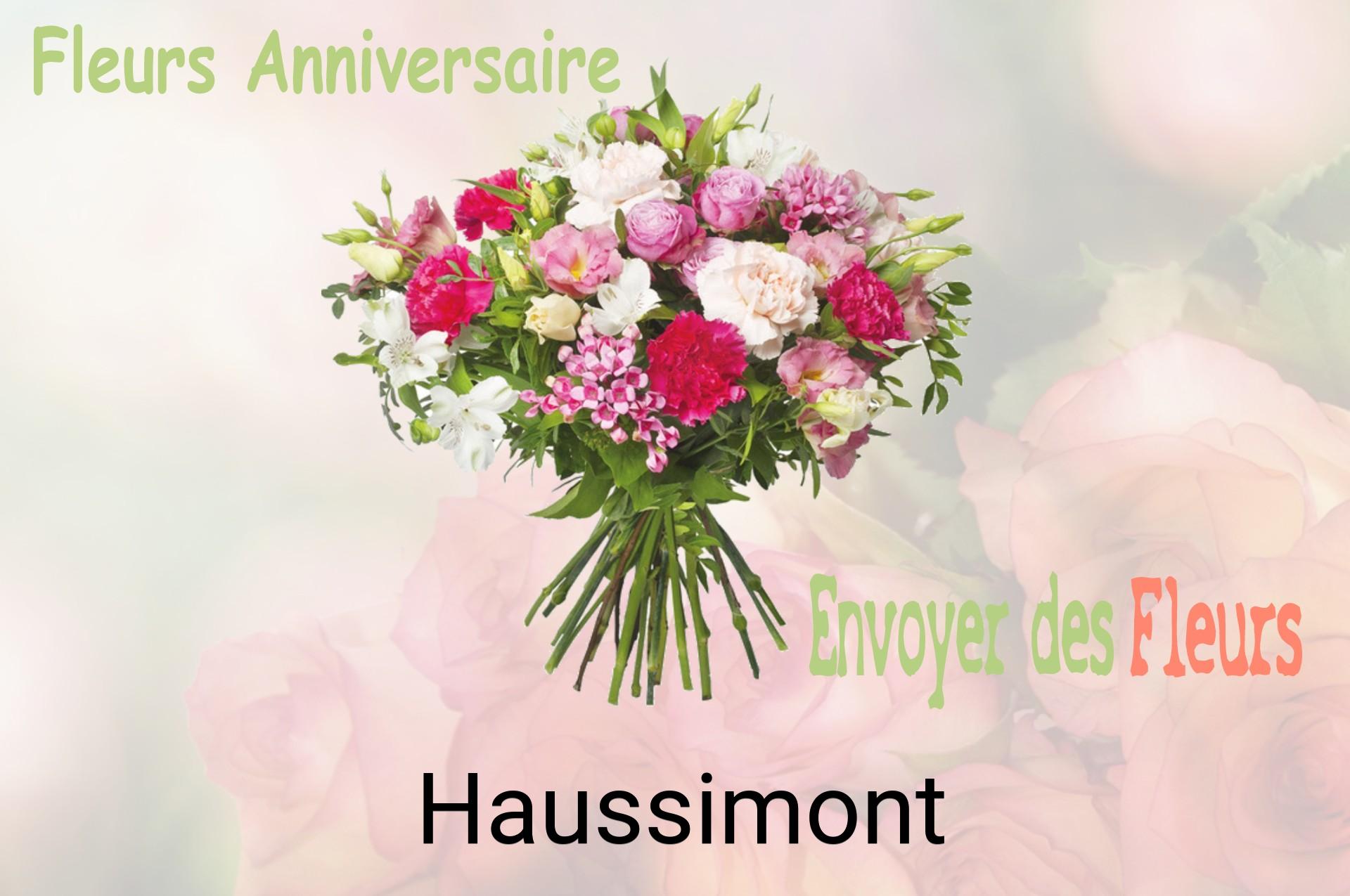 Bouquet de fleurs d’anniversaire livré à Haussimont